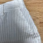 Cynthia Rowley  linen tan and white striped shorts Photo 2