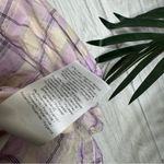 Ganni  Organic Seersucker Orchid Bloom Check Top size 38 6/M Photo 9