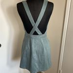 Forever 21 26.  Blue Faux Suede Pinafore Vest Mini Dress Size Medium Photo 5