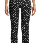Time & Tru Women’s Size 12 Polka Dot Capri Leggings Photo 1