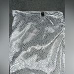 SheIn Ruched Tie Side Jacquard Skirt Photo 1