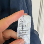 EUC | Piazza Roma women’s 100% silk dark blue blouse — medium Photo 4