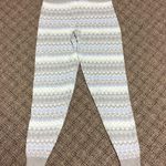 SO Blue White Gray Silver Shimmer Knit Joggers  Size Medium Photo 4
