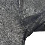 MOTHER The Looker Cracked Shadow Pants Women’s Size 25 Black Wax Stretchy Photo 5