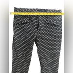 Gap Size 2R Women's Black & White Cropped Patterned Work Pants Photo 2