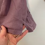 Ivory Ella  Lilac Lavender Purple Double Sided Pocket Long Sleeve Graphic Tee S Photo 9