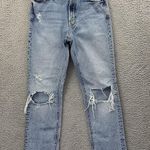 Mother Superior The Dazzler Ankle Jeans Distressed High‎ Rise Women's 24 x 27 Blue Photo 0