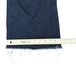 ZARA  Trinny Jeans Womens Extra Wide Leg Flare Raw Hem Dark Denim Women’s Size 2 Photo 11
