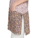 LOGO By Lori Goldstein LOGO Sleeveless Orchid & Brown Floral Tunic Top Size 1X New without Tag Photo 2