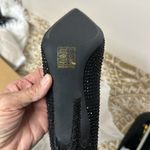 Elisabet Tang Women Pumps, Pointed Toe High Heel Glitter Rhinestone Heels Sparks Black Size 8 Photo 9