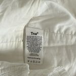 Aritzia TNA‎ Womens Blouse Tank Size XS White  Tank  Cropped Elastic Photo 7