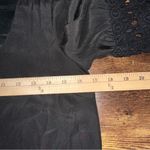 Stone Cold Fox Ninas Dress Womens Small Black Boho Lace Bell Sleeve Mini Photo 3