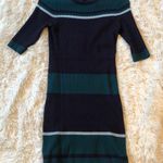 Color Block Ribbed Sweater Dress Photo 0