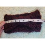 Old Navy Wide Headband Ear Warmer Chunky Acrylic Knit Burgundy Women's Photo 4