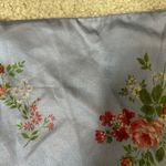 Reformation  Veranda Floral Silk Mini Skirt In Melba Blue Size 10 Photo 4