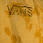 Vans Womens/Juniors Tye Dye Yellow Cropped Pullover Sweatshirt Sz XS Photo 1