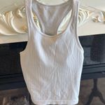 Lululemon Ebb to Street Cropped Racerback Tank Top Light Gray Photo 0