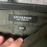 Liverpool  Los Angeles Women Sz 12‎ Green Stretch Skinny Professional Pants Photo 3