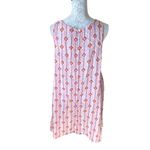 CP Shades  Linen Dress Womens Floral Pink with Pockets Comfy Large Photo 1