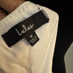 Lulus Sheer Attraction White Long Sleeve Ruffled Mini Dress Size M Photo 5