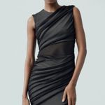 ZARA Brand New Mixed Tulle Bodycon Dress Size S Photo 1