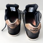 New Balance New Balance 574 Shoes Womens 8 Charcoal Gray Rose Gold Trim Sneakers WL574PMR Photo 2