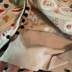 Altar'd State Altar’d State Embroidered Tan Bird Mini Skirt Size Small Photo 7