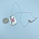 Playboy Bunny Pink Crystal Name Tag Fashion Necklace 2006 Photo 1