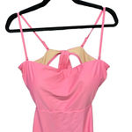 J.Crew Cutout Tie-Back One Piece Swimsuit Tea Rose Pink Size 16 Photo 4