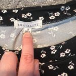 Socialite EUC Nordstrom Black Floral T-Shirt Dress, Size Small Photo 6