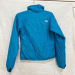 The North Face  Long Sleeve Full Zip Quilted Puffer Jacket aqua Blue Women XS Photo 2