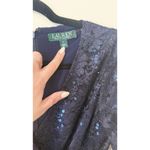 Ralph Lauren Lauren by  Women's Sequined Lace Ruffle-Sleeve Dress Size 4 2459 Photo 5