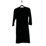 Anne Klein NWT Wrap Stretch Velvet Dress With Rhinestone Chain Buckle Photo 6