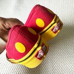 Vans Disney Red Black Yellow 90th Anniversary Mickey Mouse Low Top Sneakers W7 Photo 5