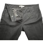 CAbi  Style 413 Womens Black Cotton Pique Cropped‎ Capri Pants Size 6 Photo 2