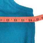 ARAMINTA JAMES Lolita Crinkle Tank Top 12/L Azure Blue Resort Preppy Beach NWT Photo 9