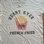 Aerie Offline by  “Heart Eyes for Fries” Oversized T-shirt Small NWT Photo 1