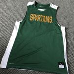 Nike DriFit Reversible Performance Tank Top Spartans Green White Large Photo 1