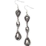 Paparazzi Test of Timeless Silver Earrings Photo 0