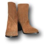 Buttero Coco Brown Suede Tres Durango Cowboy Ankle Boots ā Size 38 / US 7.5 NIB Photo 0