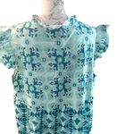 SheIn Blue and Green Ruffle Dress Size XXL Photo 11