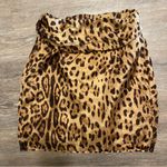 Season Js…100% Sild Cheetah Print Mini Skirt Size M Tan Size M Photo 8