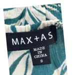 MAX + ASH Green Floral Ruffle Strap Tiered Maxi Dress Size S Summer Photo 8