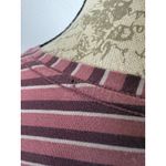 Lululemon  Striped V-Neck T-Shirt Top Pink Purple Women's‎ Athletic Casual Photo 4