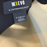 Anthropologie  Maeve Large Black Button Side Crop Top Vest XS Photo 8