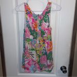 Lilly Pulitzer  Target Bright Floral Nosey Posey‎ Swing Baby Doll Top Tank Sz Sm Photo 2