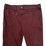 Free People  Burgundy High Rise Skinny Jeans Size 30 Photo 1