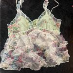 Love Shack Fancy Like Floral Ruffle Tank Top Photo 0