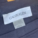 Calvin Klein Rhinestone Logo V-neck Sleeveless Jumpsuit Romper Blue Jersey L Photo 7