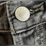 We The Free Free People Chewed Up Midrise Straight Jean in Black Photo 7